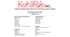 Desktop Screenshot of kohlfab.com